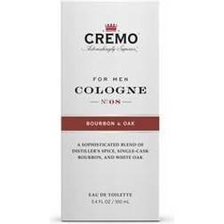 Cremo Cologne Spray Bourbon & Oak 3.4 Ounce - A Smooth Lively Scent Evocative a Spirited Bourbon 100ml