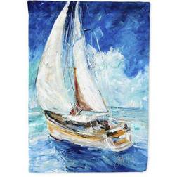 Caroline's Treasures Sailboats Garden Flag