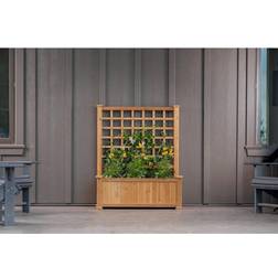 Vita 48 L Rosewood Cedar Planter Trellis