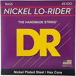 DR Strings Lo-Rider nickelpläterad bas medium – lite