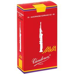 Vandoren Java Red Soprano Saxophone Reeds Strength 3.5, Box Of 10