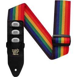 Ernie Ball Pickholder Riemen Regenbogen