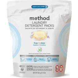 Method Free + Clear Laundry Detergent Packs