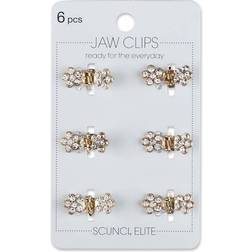 Scunci Mini Crystal Jaw Clip Set