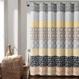 Lush Decor Bohemian Stripe Shower