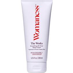 Womaness The Works Body Lotion Smooth Dry Crepey Menopause Skin with Niacinamide Hyaluronic Acid