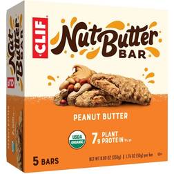 Clif & Co Nut Butter Bar Peanut Butter 5 Bars