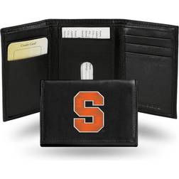 NCAA Syracuse Orange Embroidered Genuine Leather Tri-Fold Wallet