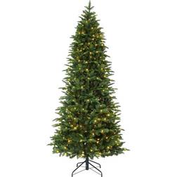 Haute Decor 7.5' Pre-Lit Noble Fir Artificial Christmas Tree