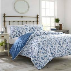 Laura Ashley Elise China Duvet Cover Blue