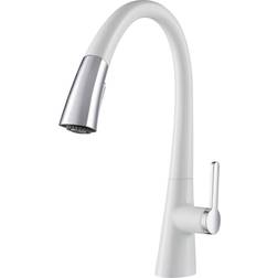 Kraus KPF-1673 Nolen™ Single Pull-Down Kitchen Faucet with Dual Gray