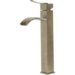 ALFI brand AB1158-BN Tall Square Body Curved Spout Hole Control