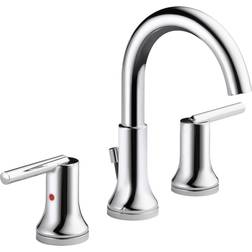 Delta Trinsic 8 Widespread 2-Handle Faucet with Drain Gray