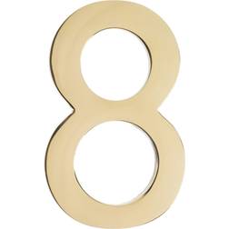 Architectural Mailboxes 3582-8 4 Brass House Number