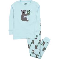 Leveret Kid's Cotton Pajamas Set 2-piece - Koala