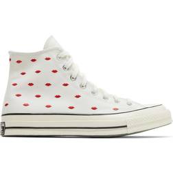 Converse Chuck 70 Hi Embroidered Lips W