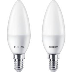 Philips 10.6cm LED Lamps 5W E14 2-pack