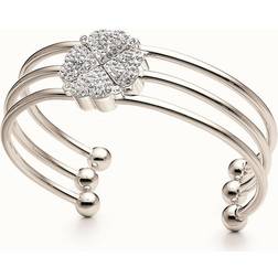 Folli Follie Heart4Heart Armbånd - Sølv/Transparent