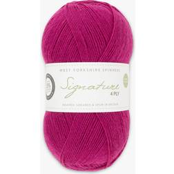 West Yorkshire Spinners Signature 4 Ply Fuchsia (1002)