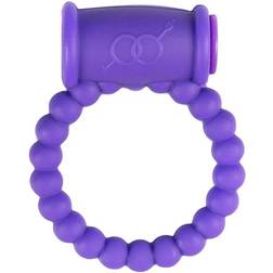 Cockring with Vibrator Purple