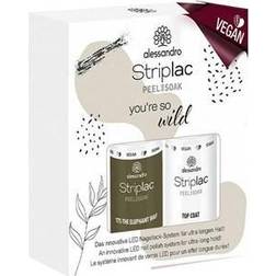 Alessandro Negle Striplac Peel Or Soak Sets Wild Set The Elephant Way Top Coat