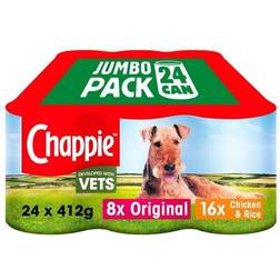 Chappie Favourites Wet Dog Food Jumbo Pack 412g 24pcs