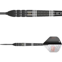 Target Darts Darts Unisex Rvb 95 X Echo 95% volfram Swiss Point Set stålspets pilar, svart och grå, 23G UK