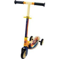 Smoby Trottinette enfant Cars Patinette bois 3 roues pliable