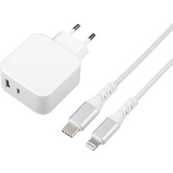 Dacota Platinum HURTIGOPLADER KIT APPLE 32 W 1 M HVID ➞ På lager klar til levering og afhentning