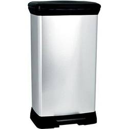 Curver Metal waste bin with pedal 50L