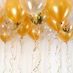 Ballongkungen Ballonloft Klar/Guld