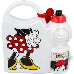 Mickey Mouse Minnie Mouse Set lunch box with water bottle 400 ml