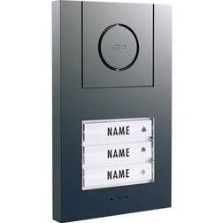 Vistus AD ALU 430 A Interphone Filaire Station 3 Foyers Anthracite