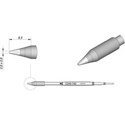 C245742 Punta Di Saldatura Forma A Scalpello 0.3 mm Contenuto 1 pz