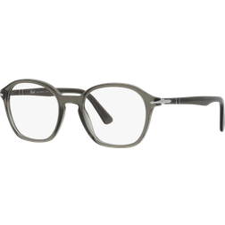 Persol Unisex PO3296V 1103 Optiske Stel Acetat Grøn Transparent Firkantet