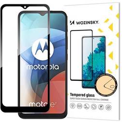 Wozinsky Full Glue Härdat glas Motorola Moto E7 Svart