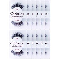 Cristina 12packs Eyelashes 43 by Christina
