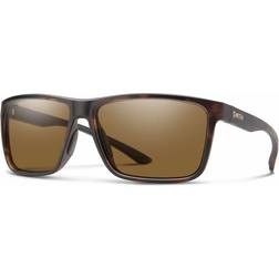 Smith Polarized N9P/L5 61 Sköldpaddemönstradeshell Solglasögon - Män