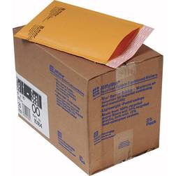 Sealed Air 10184 Jiffylite Self-Seal Mailer, Side Seam, #00, 5 x 10, Golden Brown, 25/Carton