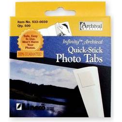 Lineco Quick Stick Photo Tabs pack of 500