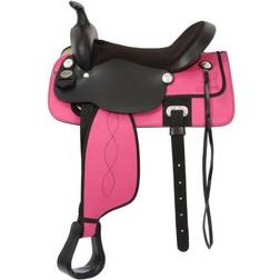 Tough-1 King Series Krypton Square Saddle Pink