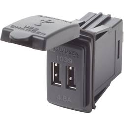 Blue Sea 1039 Dual USB Charger 24V Contura Mount