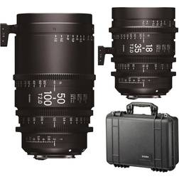 SIGMA 18-35mm and 50-100mm for PL Mount Lenses with Case