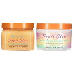 Tree Hut HUT Tropical Glow Shea Sugar Scrub And Body Lotion Set! Formulated