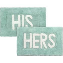 Cotton His and Hers Grey, Blue, Natural 50.8x81.3cm