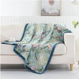 Greenland Home Fashions Pavona Blankets Green (152.4x127cm)