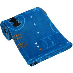 NoJo Batman Super Soft Baby Blanket Blue