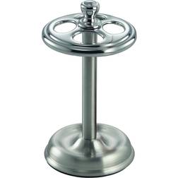 iDESIGN York Metal tandborsthållare, vacker silver/matt