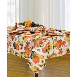 Elrene Home Fashions Grateful Season Fall Printed Tablecloth, Multi