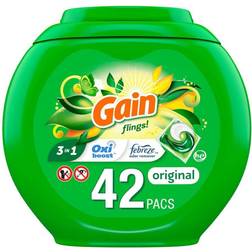 Gain Flings! 42-Count 3-In-1 Laundry Detergent Pacs Original